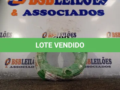 LOTE 290 - 01 ROLO DE CABO FLEXÍVEL 100M 1X2,5MM NA COR VERDE(NOVO). (NO ESTADO) ATENÇÃO! FAZER A VISITAÇÃO ANTES DE ARREMATAR, NÃO SABEMOS SE FUNCIONA. LEILÃO NÃO TEM GARANTIA E NEM DEVOLUÇÃO, SUJEITO A POSSÍVEIS AVARIAS VISÍVEIS/OCULTAS E/OU AUSÊNCIA DE COMPONENTES.