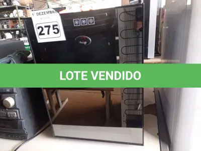 LOTE 275 - 01 FRIGOBAR BOM CHEFF. (NO ESTADO) ATENÇÃO! FAZER A VISITAÇÃO ANTES DE ARREMATAR, NÃO SABEMOS SE FUNCIONA. LEILÃO NÃO TEM GARANTIA E NEM DEVOLUÇÃO, SUJEITO A POSSÍVEIS AVARIAS VISÍVEIS/OCULTAS E/OU AUSÊNCIA DE COMPONENTES.
