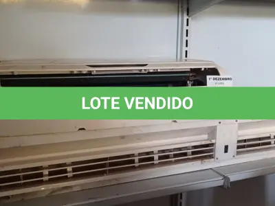 LOTE 498 - 01 EVAPORADORA CARRIER 12000BTU E 01 CORTINA DE AR. (NO ESTADO) ATENÇÃO! FAZER A VISITAÇÃO ANTES DE ARREMATAR, NÃO SABEMOS SE FUNCIONA. LEILÃO NÃO TEM GARANTIA E NEM DEVOLUÇÃO, SUJEITO A POSSÍVEIS AVARIAS VISÍVEIS/OCULTAS E/OU AUSÊNCIA DE COMPONENTES.