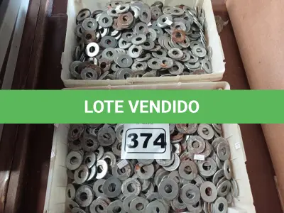 LOTE 374 - 01 LOTE COM VÁRIAS ARRUELAS. (NO ESTADO) ATENÇÃO! FAZER A VISITAÇÃO ANTES DE ARREMATAR, NÃO SABEMOS SE FUNCIONA. LEILÃO NÃO TEM GARANTIA E NEM DEVOLUÇÃO, SUJEITO A POSSÍVEIS AVARIAS VISÍVEIS/OCULTAS E/OU AUSÊNCIA DE COMPONENTES.