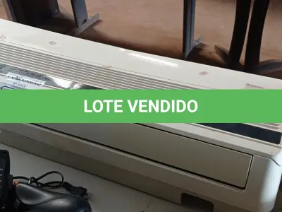 LOTE 386 - 01 EVAPORADORA MARCA LG 12000BTU. (NO ESTADO) ATENÇÃO! FAZER A VISITAÇÃO ANTES DE ARREMATAR, NÃO SABEMOS SE FUNCIONA. LEILÃO NÃO TEM GARANTIA E NEM DEVOLUÇÃO, SUJEITO A POSSÍVEIS AVARIAS VISÍVEIS/OCULTAS E/OU AUSÊNCIA DE COMPONENTES.
