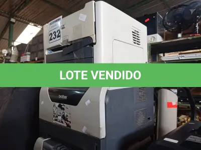LOTE 232 - 03 IMPRESSORAS A LASER MARCAS E MODELOS DIVERSOS. (NO ESTADO) ATENÇÃO! FAZER A VISITAÇÃO ANTES DE ARREMATAR, NÃO SABEMOS SE FUNCIONA. LEILÃO NÃO TEM GARANTIA E NEM DEVOLUÇÃO, SUJEITO A POSSÍVEIS AVARIAS VISÍVEIS/OCULTAS E/OU AUSÊNCIA DE COMPONENTES.