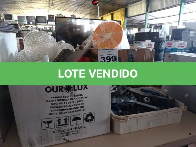 LOTE 399 - 01 LOTE COM MATERIAIS DIVERSOS. (NO ESTADO) ATENÇÃO! FAZER A VISITAÇÃO ANTES DE ARREMATAR, NÃO SABEMOS SE FUNCIONA. LEILÃO NÃO TEM GARANTIA E NEM DEVOLUÇÃO, SUJEITO A POSSÍVEIS AVARIAS VISÍVEIS/OCULTAS E/OU AUSÊNCIA DE COMPONENTES.