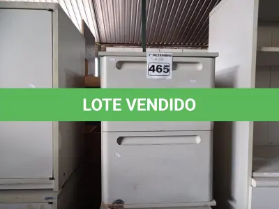 LOTE 465 - 02 GAVETEIROS COM 03 GAVETAS. (NO ESTADO) ATENÇÃO! FAZER A VISITAÇÃO ANTES DE ARREMATAR, NÃO SABEMOS SE FUNCIONA. LEILÃO NÃO TEM GARANTIA E NEM DEVOLUÇÃO, SUJEITO A POSSÍVEIS AVARIAS VISÍVEIS/OCULTAS E/OU AUSÊNCIA DE COMPONENTES.