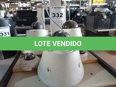 LOTE 332 - 05 CÂMERA DOMES MARCAS E MODELOS DIVERSOS. (NO ESTADO) ATENÇÃO! FAZER A VISITAÇÃO ANTES DE ARREMATAR, NÃO SABEMOS SE FUNCIONA. LEILÃO NÃO TEM GARANTIA E NEM DEVOLUÇÃO, SUJEITO A POSSÍVEIS AVARIAS VISÍVEIS/OCULTAS E/OU AUSÊNCIA DE COMPONENTES.