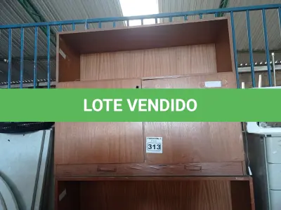 LOTE 313 - 02 ARMÁRIOS BAIXOS EM MADEIRA COM 02 PORTAS. (NO ESTADO) ATENÇÃO! FAZER A VISITAÇÃO ANTES DE ARREMATAR, NÃO SABEMOS SE FUNCIONA. LEILÃO NÃO TEM GARANTIA E NEM DEVOLUÇÃO, SUJEITO A POSSÍVEIS AVARIAS VISÍVEIS/OCULTAS E/OU AUSÊNCIA DE COMPONENTES.