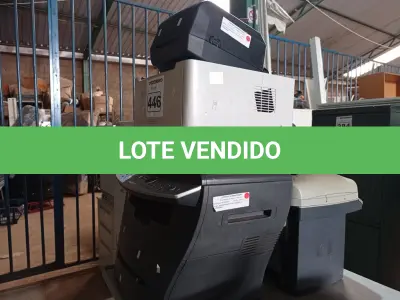 LOTE 446 - 02 PROJETORES MULTIMIDIA E 05 IMPRESSORAS MARCAS E MODELOS DIVERSOS PARA RETIRADA DE PEÇAS. (NO ESTADO) ATENÇÃO! FAZER A VISITAÇÃO ANTES DE ARREMATAR, NÃO SABEMOS SE FUNCIONA. LEILÃO NÃO TEM GARANTIA E NEM DEVOLUÇÃO, SUJEITO A POSSÍVEIS AVARIAS VISÍVEIS/OCULTAS E/OU AUSÊNCIA DE COMPONENTES.