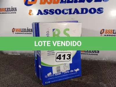 LOTE 413 - 01 LOTE COM VÁRIOS PACOTES DE ETIQUETAS ADESIVAS. (NO ESTADO) ATENÇÃO! FAZER A VISITAÇÃO ANTES DE ARREMATAR, NÃO SABEMOS SE FUNCIONA. LEILÃO NÃO TEM GARANTIA E NEM DEVOLUÇÃO, SUJEITO A POSSÍVEIS AVARIAS VISÍVEIS/OCULTAS E/OU AUSÊNCIA DE COMPONENTES.