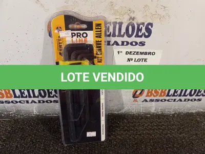 LOTE 020 - 01 KIT DE CHAVE ALLEN. (NO ESTADO) ATENÇÃO! FAZER A VISITAÇÃO ANTES DE ARREMATAR, NÃO SABEMOS SE FUNCIONA. LEILÃO NÃO TEM GARANTIA E NEM DEVOLUÇÃO, SUJEITO A POSSÍVEIS AVARIAS VISÍVEIS/OCULTAS E/OU AUSÊNCIA DE COMPONENTES.