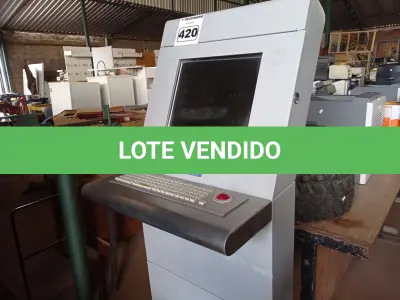 LOTE 420 - 01 TOTEM. (NO ESTADO) ATENÇÃO! FAZER A VISITAÇÃO ANTES DE ARREMATAR, NÃO SABEMOS SE FUNCIONA. LEILÃO NÃO TEM GARANTIA E NEM DEVOLUÇÃO, SUJEITO A POSSÍVEIS AVARIAS VISÍVEIS/OCULTAS E/OU AUSÊNCIA DE COMPONENTES.