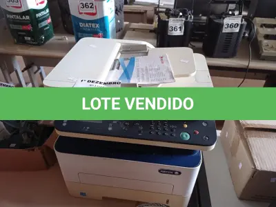 LOTE 408 - 01 IMPRESSORA MULTIFUNCIONAL XEROX WORKCENTRE 3225. (NO ESTADO) ATENÇÃO! FAZER A VISITAÇÃO ANTES DE ARREMATAR, NÃO SABEMOS SE FUNCIONA. LEILÃO NÃO TEM GARANTIA E NEM DEVOLUÇÃO, SUJEITO A POSSÍVEIS AVARIAS VISÍVEIS/OCULTAS E/OU AUSÊNCIA DE COMPONENTES.