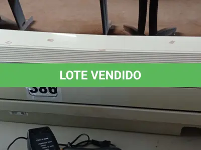 LOTE 386 - 01 EVAPORADORA MARCA LG 12000BTU. (NO ESTADO) ATENÇÃO! FAZER A VISITAÇÃO ANTES DE ARREMATAR, NÃO SABEMOS SE FUNCIONA. LEILÃO NÃO TEM GARANTIA E NEM DEVOLUÇÃO, SUJEITO A POSSÍVEIS AVARIAS VISÍVEIS/OCULTAS E/OU AUSÊNCIA DE COMPONENTES.