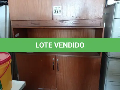 LOTE 313 - 02 ARMÁRIOS BAIXOS EM MADEIRA COM 02 PORTAS. (NO ESTADO) ATENÇÃO! FAZER A VISITAÇÃO ANTES DE ARREMATAR, NÃO SABEMOS SE FUNCIONA. LEILÃO NÃO TEM GARANTIA E NEM DEVOLUÇÃO, SUJEITO A POSSÍVEIS AVARIAS VISÍVEIS/OCULTAS E/OU AUSÊNCIA DE COMPONENTES.
