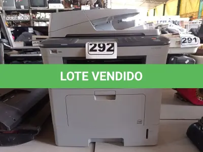 LOTE 292 - 01 IMPRESSORA MULTIFUNCIONAL MARCA SAMSUNG MODELO SCS-5835FN. (NO ESTADO) ATENÇÃO! FAZER A VISITAÇÃO ANTES DE ARREMATAR, NÃO SABEMOS SE FUNCIONA. LEILÃO NÃO TEM GARANTIA E NEM DEVOLUÇÃO, SUJEITO A POSSÍVEIS AVARIAS VISÍVEIS/OCULTAS E/OU AUSÊNCIA DE COMPONENTES.