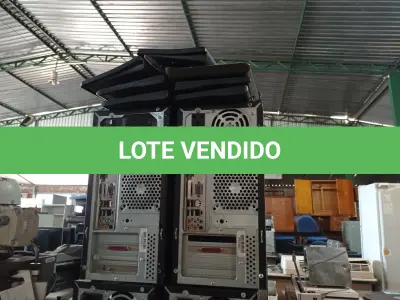 LOTE 323 - 04 CPU’S E 07 TECLADOS PARA PC MARCAS E MODELOS DIVERSOS. (NO ESTADO) ATENÇÃO! FAZER A VISITAÇÃO ANTES DE ARREMATAR, NÃO SABEMOS SE FUNCIONA. LEILÃO NÃO TEM GARANTIA E NEM DEVOLUÇÃO, SUJEITO A POSSÍVEIS AVARIAS VISÍVEIS/OCULTAS E/OU AUSÊNCIA DE COMPONENTES.
