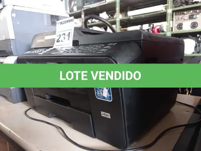 LOTE 231 - 01 IMPRESSORA MULTIFUNCIONAL MARCA BROTHER MODELO MFC-J6710DW. (NO ESTADO) ATENÇÃO! FAZER A VISITAÇÃO ANTES DE ARREMATAR, NÃO SABEMOS SE FUNCIONA. LEILÃO NÃO TEM GARANTIA E NEM DEVOLUÇÃO, SUJEITO A POSSÍVEIS AVARIAS VISÍVEIS/OCULTAS E/OU AUSÊNCIA DE COMPONENTES.
