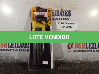 LOTE 020 - 01 KIT DE CHAVE ALLEN. (NO ESTADO) ATENÇÃO! FAZER A VISITAÇÃO ANTES DE ARREMATAR, NÃO SABEMOS SE FUNCIONA. LEILÃO NÃO TEM GARANTIA E NEM DEVOLUÇÃO, SUJEITO A POSSÍVEIS AVARIAS VISÍVEIS/OCULTAS E/OU AUSÊNCIA DE COMPONENTES.