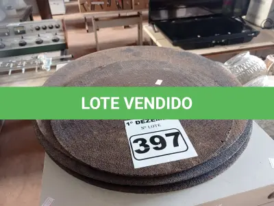 LOTE 397 - 05 DISCOS DE CORTE REFORÇADO. (NO ESTADO) ATENÇÃO! FAZER A VISITAÇÃO ANTES DE ARREMATAR, NÃO SABEMOS SE FUNCIONA. LEILÃO NÃO TEM GARANTIA E NEM DEVOLUÇÃO, SUJEITO A POSSÍVEIS AVARIAS VISÍVEIS/OCULTAS E/OU AUSÊNCIA DE COMPONENTES.