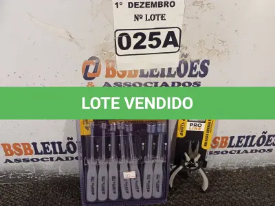 LOTE 025 - 01 KIT DE CHAVE CANHÃO E 01 MINI ALICATE UNIVERSAL 4”. (NO ESTADO) ATENÇÃO! FAZER A VISITAÇÃO ANTES DE ARREMATAR, NÃO SABEMOS SE FUNCIONA. LEILÃO NÃO TEM GARANTIA E NEM DEVOLUÇÃO, SUJEITO A POSSÍVEIS AVARIAS VISÍVEIS/OCULTAS E/OU AUSÊNCIA DE COMPONENTES.