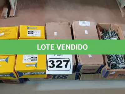 LOTE 327 - 01 LOTE COM PARAFUSOS DIVERSOS. (NO ESTADO) ATENÇÃO! FAZER A VISITAÇÃO ANTES DE ARREMATAR, NÃO SABEMOS SE FUNCIONA. LEILÃO NÃO TEM GARANTIA E NEM DEVOLUÇÃO, SUJEITO A POSSÍVEIS AVARIAS VISÍVEIS/OCULTAS E/OU AUSÊNCIA DE COMPONENTES.