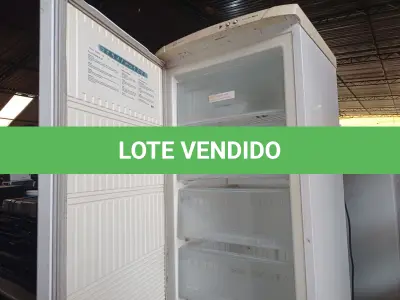LOTE 276 - 01 FREEZER VERTICAL MARCA ELECTROLUX 220V. (NO ESTADO) ATENÇÃO! FAZER A VISITAÇÃO ANTES DE ARREMATAR, NÃO SABEMOS SE FUNCIONA. LEILÃO NÃO TEM GARANTIA E NEM DEVOLUÇÃO, SUJEITO A POSSÍVEIS AVARIAS VISÍVEIS/OCULTAS E/OU AUSÊNCIA DE COMPONENTES.