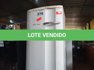 LOTE 276 - 01 FREEZER VERTICAL MARCA ELECTROLUX 220V. (NO ESTADO) ATENÇÃO! FAZER A VISITAÇÃO ANTES DE ARREMATAR, NÃO SABEMOS SE FUNCIONA. LEILÃO NÃO TEM GARANTIA E NEM DEVOLUÇÃO, SUJEITO A POSSÍVEIS AVARIAS VISÍVEIS/OCULTAS E/OU AUSÊNCIA DE COMPONENTES.