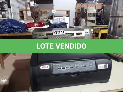 LOTE 479 - 01 IMPRESSORA MATRICIAL E ELETRÔNICOS DIVERSOS. (NO ESTADO) ATENÇÃO! FAZER A VISITAÇÃO ANTES DE ARREMATAR, NÃO SABEMOS SE FUNCIONA. LEILÃO NÃO TEM GARANTIA E NEM DEVOLUÇÃO, SUJEITO A POSSÍVEIS AVARIAS VISÍVEIS/OCULTAS E/OU AUSÊNCIA DE COMPONENTES.