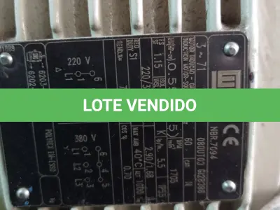 LOTE 324 - 01 GRAMPEADOR INDUSTRIAL. (NO ESTADO) ATENÇÃO! FAZER A VISITAÇÃO ANTES DE ARREMATAR, NÃO SABEMOS SE FUNCIONA. LEILÃO NÃO TEM GARANTIA E NEM DEVOLUÇÃO, SUJEITO A POSSÍVEIS AVARIAS VISÍVEIS/OCULTAS E/OU AUSÊNCIA DE COMPONENTES.