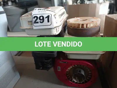 LOTE 291 - 01 MOTOR ESTACIONÁRIO. (NO ESTADO) ATENÇÃO! FAZER A VISITAÇÃO ANTES DE ARREMATAR, NÃO SABEMOS SE FUNCIONA. LEILÃO NÃO TEM GARANTIA E NEM DEVOLUÇÃO, SUJEITO A POSSÍVEIS AVARIAS VISÍVEIS/OCULTAS E/OU AUSÊNCIA DE COMPONENTES.