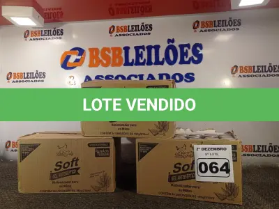 LOTE 064 - 02 CAIXAS COM FRASCOS DE ÁLCOOL ETÍLICO HIDRATADO 70º 190G COM 24 UNIDADES CADA. (NO ESTADO) ATENÇÃO! FAZER A VISITAÇÃO ANTES DE ARREMATAR, NÃO SABEMOS SE FUNCIONA. LEILÃO NÃO TEM GARANTIA E NEM DEVOLUÇÃO, SUJEITO A POSSÍVEIS AVARIAS VISÍVEIS/OCULTAS E/OU AUSÊNCIA DE COMPONENTES.