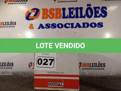 LOTE 027 - 12 TUBOS DE SILICONE NEUTRO PARA CONSTRUÇÃO 340G BRANCO. (NO ESTADO) ATENÇÃO! FAZER A VISITAÇÃO ANTES DE ARREMATAR, NÃO SABEMOS SE FUNCIONA. LEILÃO NÃO TEM GARANTIA E NEM DEVOLUÇÃO, SUJEITO A POSSÍVEIS AVARIAS VISÍVEIS/OCULTAS E/OU AUSÊNCIA DE COMPONENTES.