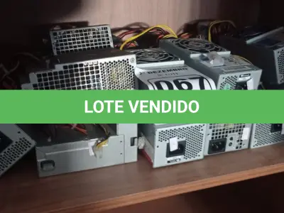 LOTE 067 - 01 LOTE COM VÁRIAS FONTES PARA PC MARCAS E MODELOS DIVERSOS. (NO ESTADO) ATENÇÃO! FAZER A VISITAÇÃO ANTES DE ARREMATAR, NÃO SABEMOS SE FUNCIONA. LEILÃO NÃO TEM GARANTIA E NEM DEVOLUÇÃO, SUJEITO A POSSÍVEIS AVARIAS VISÍVEIS/OCULTAS E/OU AUSÊNCIA DE COMPONENTES.