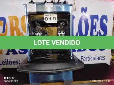 LOTE 019 - 01 - FOGÃO 4 BOCAS CONSUL ACENDIMENTO AUTOMÁTICO CF04NARUNA INOX (NO ESTADO, NÃO SABEMOS SE FUNCIONA. LEILÃO NÃO TEM GARANTIA E NEM DEVOLUÇÃO, SUJEITO A POSSÍVEIS AVARIAS VISÍVEIS/OCULTAS E/OU AUSÊNCIA DE COMPONENTES)