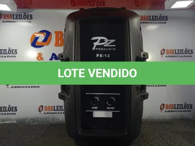 LOTE 290 - 01 CAIXA DE SOM PASSIVA PRO ÁUDIO PX-12.(NOVA) (NO ESTADO) ATENÇÃO! FAZER A VISITAÇÃO ANTES DE ARREMATAR, NÃO SABEMOS SE FUNCIONA. LEILÃO NÃO TEM GARANTIA E NEM DEVOLUÇÃO, SUJEITO A POSSÍVEIS AVARIAS VISÍVEIS/OCULTAS E/OU AUSÊNCIA DE COMPONENTES.