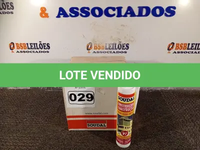 LOTE 029 - 12 TUBOS DE SILICONE NEUTRO PARA CONSTRUÇÃO 340G BRANCO. (NO ESTADO) ATENÇÃO! FAZER A VISITAÇÃO ANTES DE ARREMATAR, NÃO SABEMOS SE FUNCIONA. LEILÃO NÃO TEM GARANTIA E NEM DEVOLUÇÃO, SUJEITO A POSSÍVEIS AVARIAS VISÍVEIS/OCULTAS E/OU AUSÊNCIA DE COMPONENTES.
