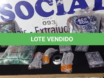 LOTE 093 - 180 – ITENS DE FERRAGISTA.(APROXIMADAMENTE) (NO ESTADO, NÃO SABEMOS SE FUNCIONA. LEILÃO NÃO TEM GARANTIA E NEM DEVOLUÇÃO, SUJEITO A POSSÍVEIS AVARIAS VISÍVEIS/OCULTAS E/OU AUSÊNCIA DE COMPONENTES)