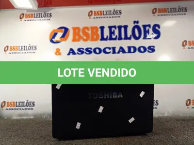 LOTE 009 - 01 NOTEBOOK MARCA TOSHIBA. (NO ESTADO) ATENÇÃO! FAZER A VISITAÇÃO ANTES DE ARREMATAR, NÃO SABEMOS SE FUNCIONA. LEILÃO NÃO TEM GARANTIA E NEM DEVOLUÇÃO, SUJEITO A POSSÍVEIS AVARIAS VISÍVEIS/OCULTAS E/OU AUSÊNCIA DE COMPONENTES.