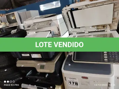LOTE 178 - 10 IMPRESSORAS SENDO 01 MULTIFUNCIONAL MARCA OKI MPS 5502MB. (NO ESTADO) ATENÇÃO! FAZER A VISITAÇÃO ANTES DE ARREMATAR, NÃO SABEMOS SE FUNCIONA. LEILÃO NÃO TEM GARANTIA E NEM DEVOLUÇÃO, SUJEITO A POSSÍVEIS AVARIAS VISÍVEIS/OCULTAS E/OU AUSÊNCIA DE COMPONENTES.