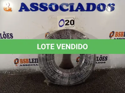 LOTE 020 - 01 ROLO DE CABO FLEXÍVEL 100M 1X10MM COR PRETA STAR BRAZIL COM SELO INMETRO. (NOVO). (NO ESTADO, NÃO SABEMOS SE FUNCIONA. LEILÃO NÃO TEM GARANTIA E NEM DEVOLUÇÃO).