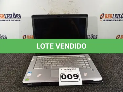 LOTE 009 - 01 NOTEBOOK MARCA TOSHIBA. (NO ESTADO) ATENÇÃO! FAZER A VISITAÇÃO ANTES DE ARREMATAR, NÃO SABEMOS SE FUNCIONA. LEILÃO NÃO TEM GARANTIA E NEM DEVOLUÇÃO, SUJEITO A POSSÍVEIS AVARIAS VISÍVEIS/OCULTAS E/OU AUSÊNCIA DE COMPONENTES.