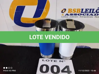 LOTE 004 - 02 – COPOS TÉRMICOS (NO ESTADO, NÃO SABEMOS SE FUNCIONA. LEILÃO NÃO TEM GARANTIA E NEM DEVOLUÇÃO, SUJEITO A POSSÍVEIS AVARIAS VISÍVEIS/OCULTAS E/OU AUSÊNCIA DE COMPONENTES)