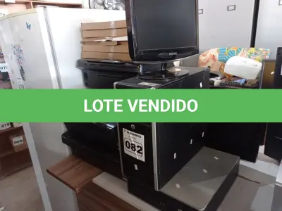 LOTE 082 - 05 IMPRESSORAS, 02 CPU’S, 03 MONITORES E 05 TECLADOS MARCAS E MODELOS DIVERSOS. (NO ESTADO) ATENÇÃO! FAZER A VISITAÇÃO ANTES DE ARREMATAR, NÃO SABEMOS SE FUNCIONA. LEILÃO NÃO TEM GARANTIA E NEM DEVOLUÇÃO, SUJEITO A POSSÍVEIS AVARIAS VISÍVEIS/OCULTAS E/OU AUSÊNCIA DE COMPONENTES.