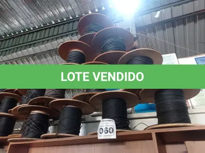 LOTE 060 - 01 LOTE COM VÁRIOS PEDAÇOS DE FIBRA ÓTICA. (NO ESTADO) ATENÇÃO! FAZER A VISITAÇÃO ANTES DE ARREMATAR, NÃO SABEMOS SE FUNCIONA. LEILÃO NÃO TEM GARANTIA E NEM DEVOLUÇÃO, SUJEITO A POSSÍVEIS AVARIAS VISÍVEIS/OCULTAS E/OU AUSÊNCIA DE COMPONENTES.
