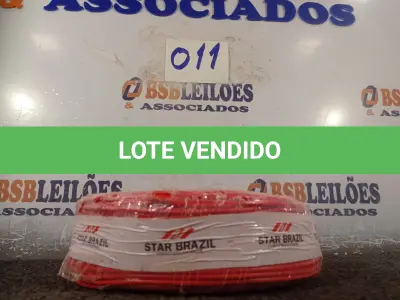 LOTE 011 - 01 ROLO DE CABO FLEXÍVEL 100M 1X2,5MM COR VERMELHO STAR BRAZIL COM SELO INMETRO. (NOVO). (NO ESTADO, NÃO SABEMOS SE FUNCIONA. LEILÃO NÃO TEM GARANTIA E NEM DEVOLUÇÃO).