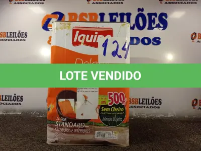 LOTE 124 - 01 LATA DE TINTA PARA PISO IQUINE 18L. (NO ESTADO, NÃO SABEMOS SE FUNCIONA. LEILÃO NÃO TEM GARANTIA E NEM DEVOLUÇÃO).