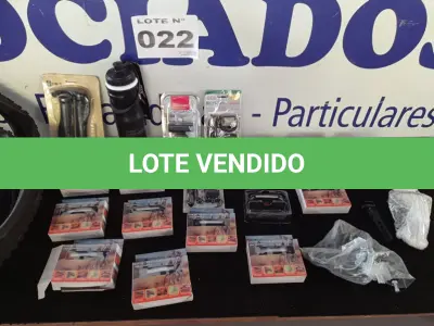 LOTE 022 - 22 – ITENS PARA BICICLETAS(APROXIMADAMENTE) (NO ESTADO, NÃO SABEMOS SE FUNCIONA. LEILÃO NÃO TEM GARANTIA E NEM DEVOLUÇÃO, SUJEITO A POSSÍVEIS AVARIAS VISÍVEIS/OCULTAS E/OU AUSÊNCIA DE COMPONENTES)