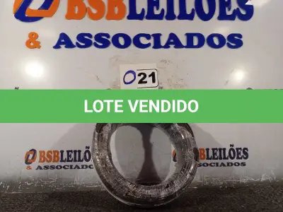 LOTE 021 - 01 ROLO DE CABO FLEXÍVEL 100M 1X2.5MM COR PRETA STAR BRAZIL COM SELO INMETRO. (NOVO). (NO ESTADO, NÃO SABEMOS SE FUNCIONA. LEILÃO NÃO TEM GARANTIA E NEM DEVOLUÇÃO).
