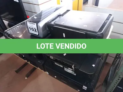 LOTE 102 - 10 IMPRESSORAS MARCAS E MODELOS DIVERSOS. (NO ESTADO) ATENÇÃO! FAZER A VISITAÇÃO ANTES DE ARREMATAR, NÃO SABEMOS SE FUNCIONA. LEILÃO NÃO TEM GARANTIA E NEM DEVOLUÇÃO, SUJEITO A POSSÍVEIS AVARIAS VISÍVEIS/OCULTAS E/OU AUSÊNCIA DE COMPONENTES.
