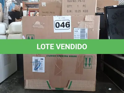 LOTE 046 - 01 LOTE COM VÁRIAS CAIXAS DE PASSAGEM DE TETO. (NO ESTADO) ATENÇÃO! FAZER A VISITAÇÃO ANTES DE ARREMATAR, NÃO SABEMOS SE FUNCIONA. LEILÃO NÃO TEM GARANTIA E NEM DEVOLUÇÃO, SUJEITO A POSSÍVEIS AVARIAS VISÍVEIS/OCULTAS E/OU AUSÊNCIA DE COMPONENTES.