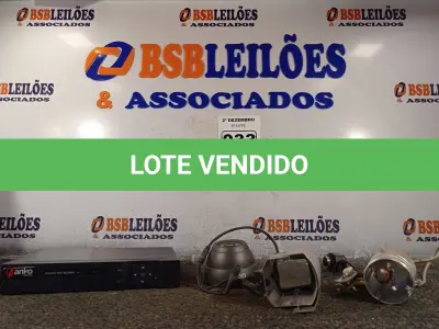 LOTE 033 - 01 DVR E 03 CÂMERAS DE SEGURANÇA. (NO ESTADO) ATENÇÃO! FAZER A VISITAÇÃO ANTES DE ARREMATAR, NÃO SABEMOS SE FUNCIONA. LEILÃO NÃO TEM GARANTIA E NEM DEVOLUÇÃO, SUJEITO A POSSÍVEIS AVARIAS VISÍVEIS/OCULTAS E/OU AUSÊNCIA DE COMPONENTES.